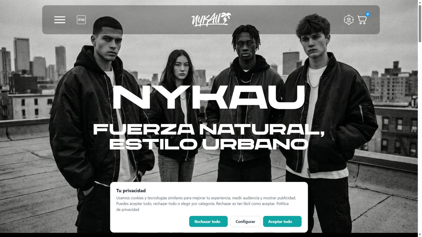 Nykau — Online store